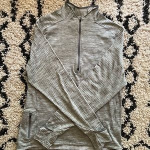 Grey Nike running pullover size L